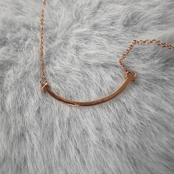 Tiffany & Co. Smile Rose Gold Necklace - Picture 2 of 4